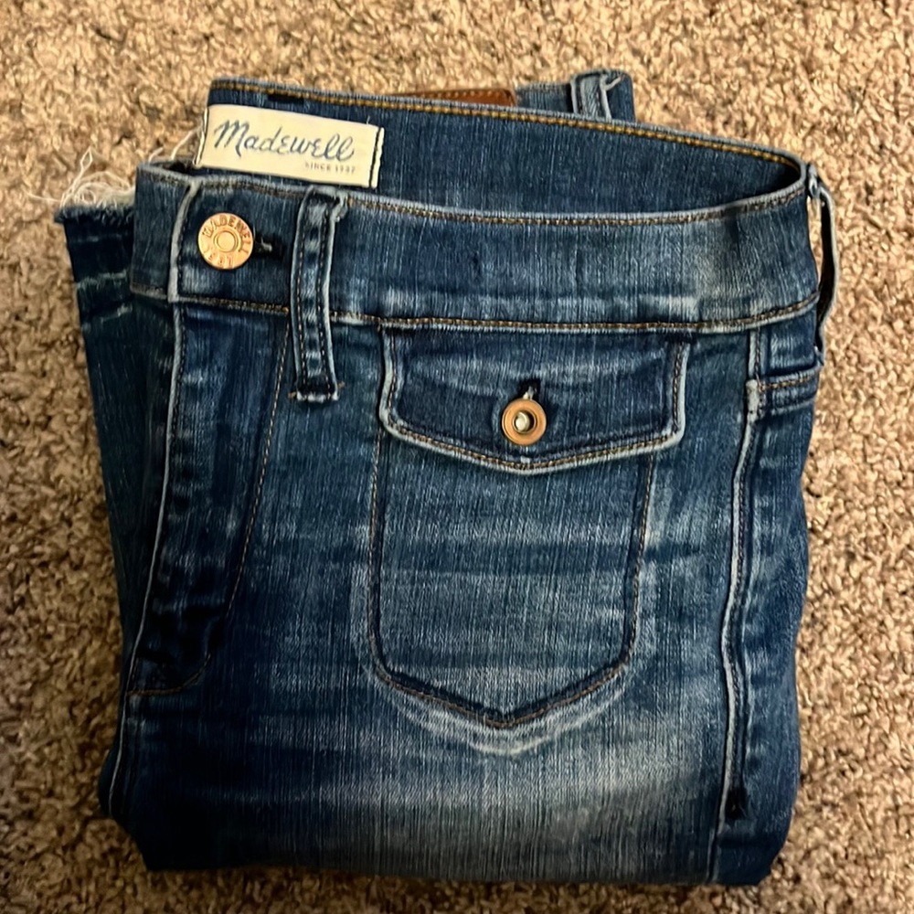Madewell High Riser Crop Jeans